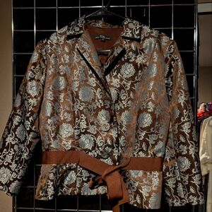 Vintage Heart Moon Star Blazer